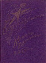 Steiner, Rudolf. - Esoterische Betrachtungen Karmischer Zusammenhnge. I.  12 Vortrge gehalten vom 16. Februar bis 23. Mrz 1924 in Dornach.