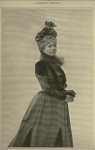 P. Nadar. - Portrait extrait de la revue theatre representant Mme Daynes-Grassot. 