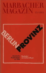 Jochem Meyer / F. Pfafflin. - Berlin Provinz - Literarische Kontoversen um 1930. 