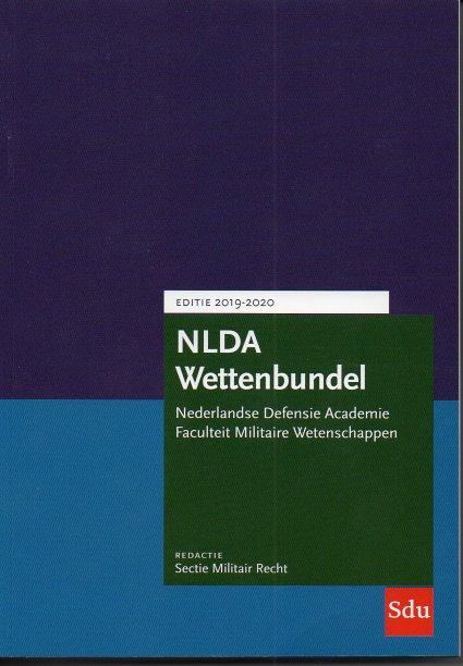 Sectie Militair Recht - NLDA Wettenbundel 2019-2020