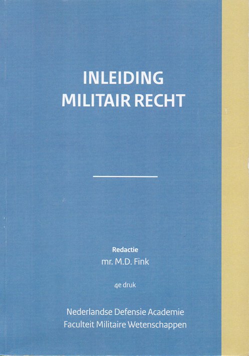 Fink, M.D. - Inleiding militair recht