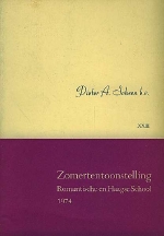 Scheen, Pieter A. - Zomertentoonstelling Romantische en Haagse School / 1974  Pieter A. Scheen b.v.